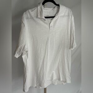 Rag‎ & Bone Men’s XXL White Polo Shirt